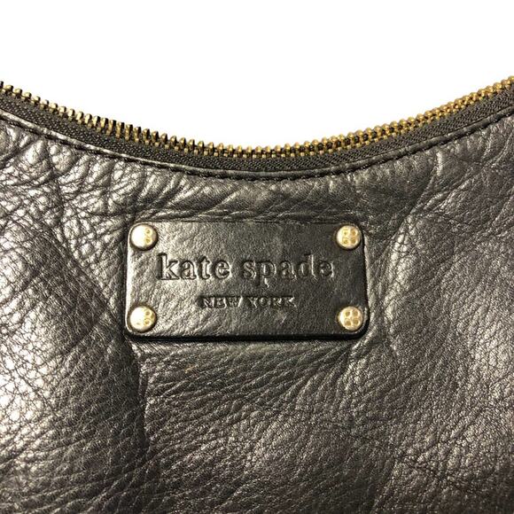 KATE Spade Black Leather Crossbody Bag Retro Classic - Picture 4 of 16
